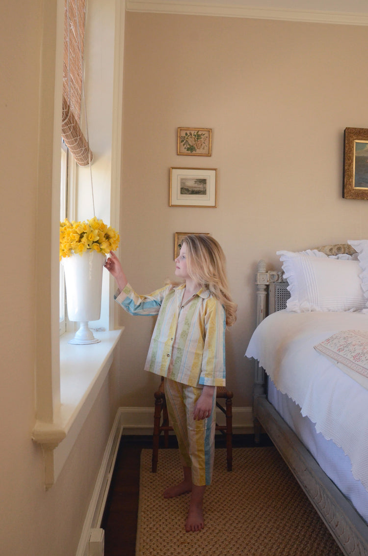 Playsuit in Primrose Stripe