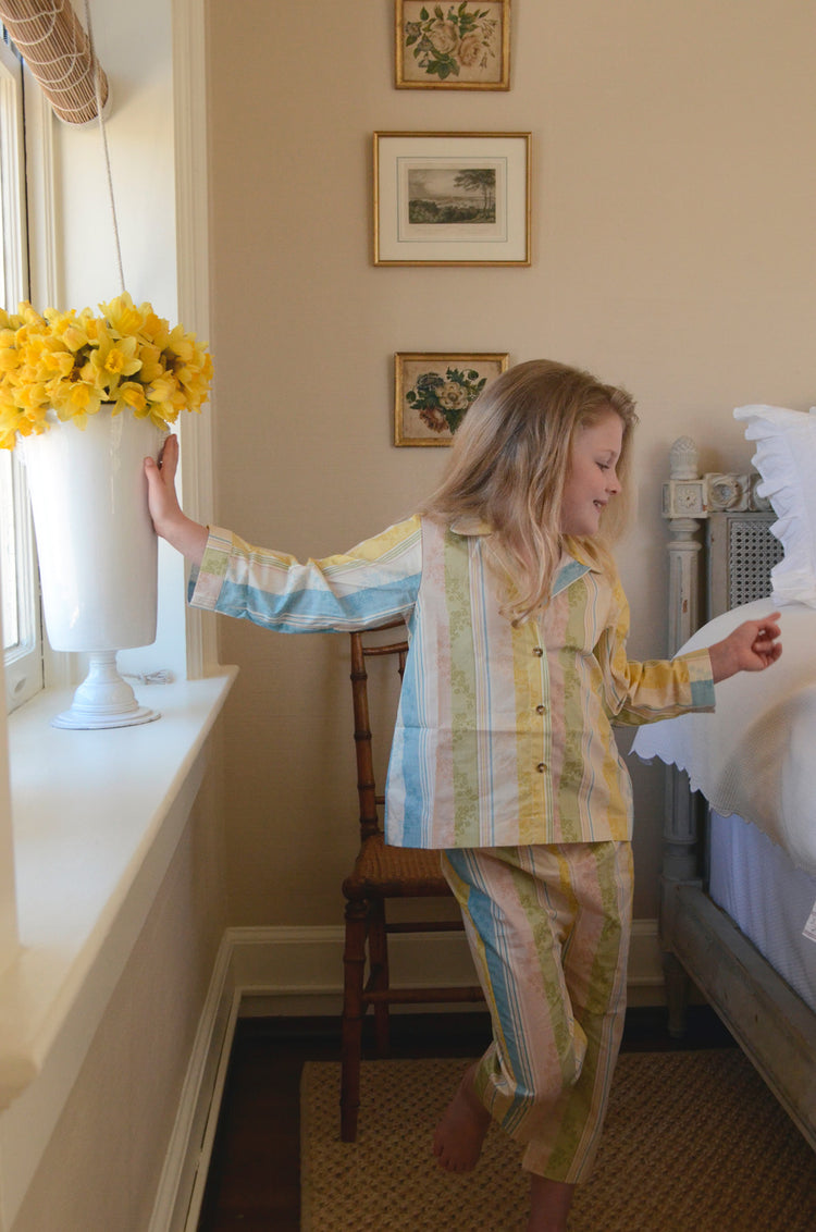 Playsuit in Primrose Stripe