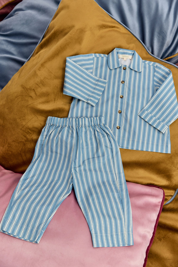 Playsuit in Sutton Heart Stripe