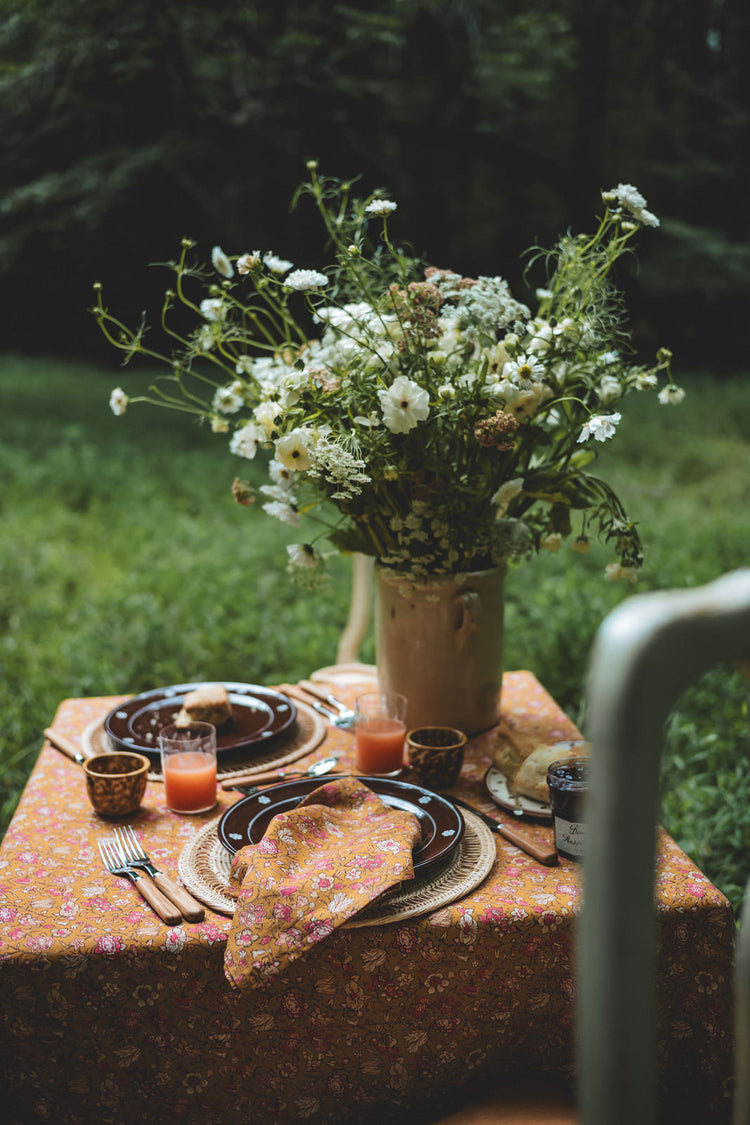 Set-of-Four Marigold Daphne Napkins