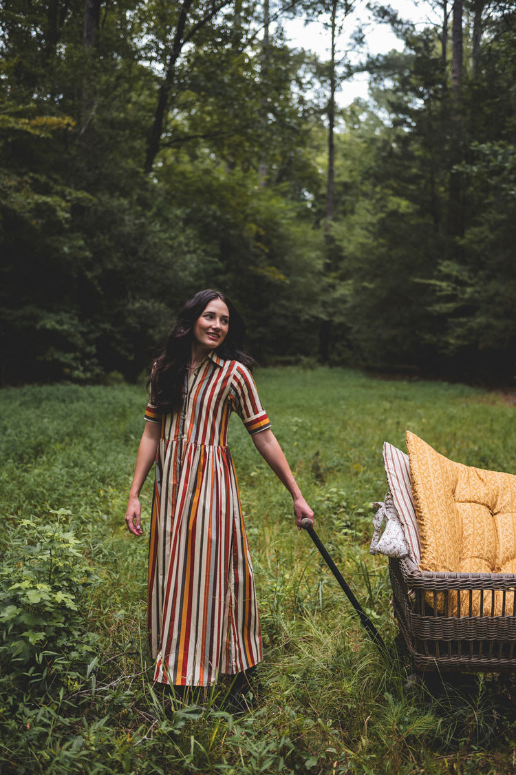 Owen Dress in Dolce Stripe