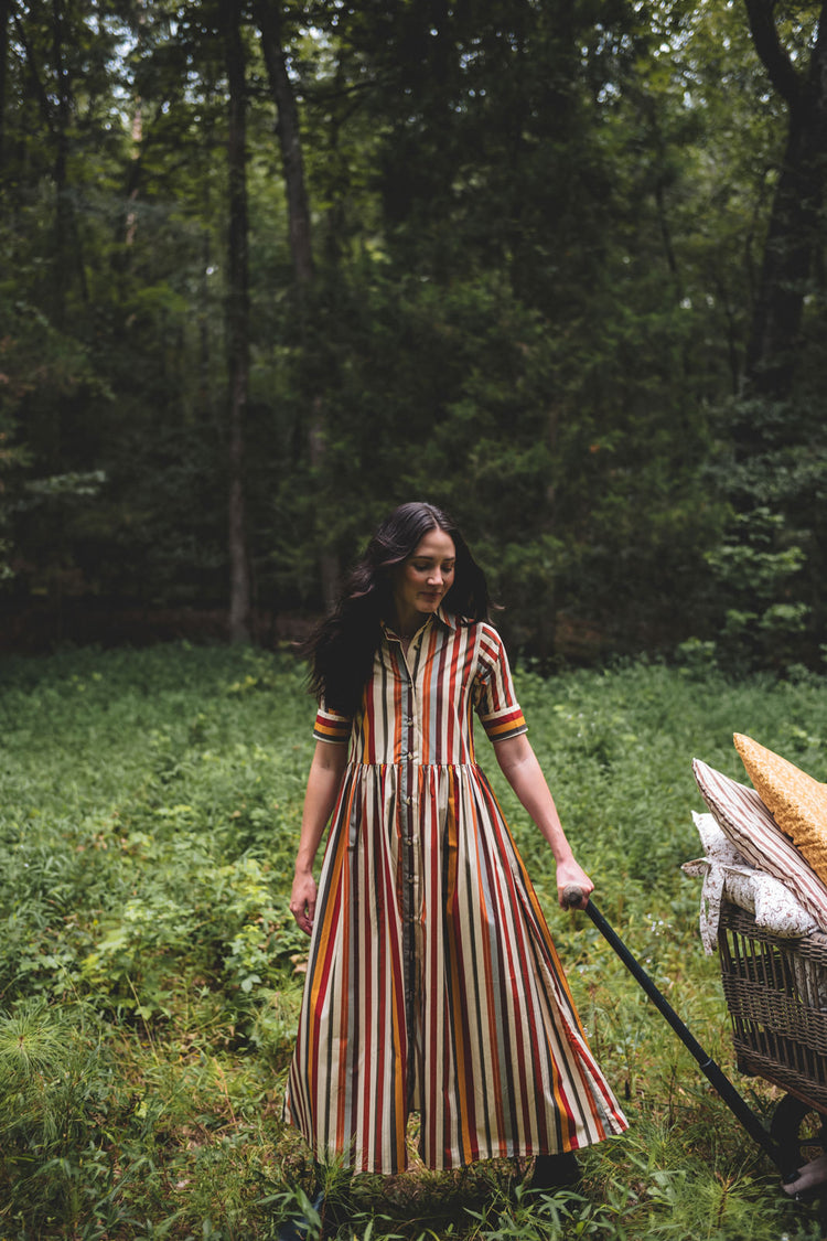 Owen Dress in Dolce Stripe