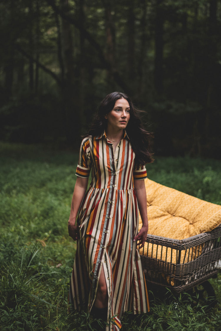 Owen Dress in Dolce Stripe