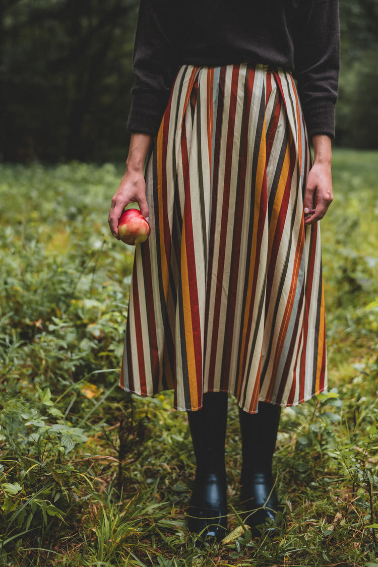Townes Skirt in Dolce Stripe