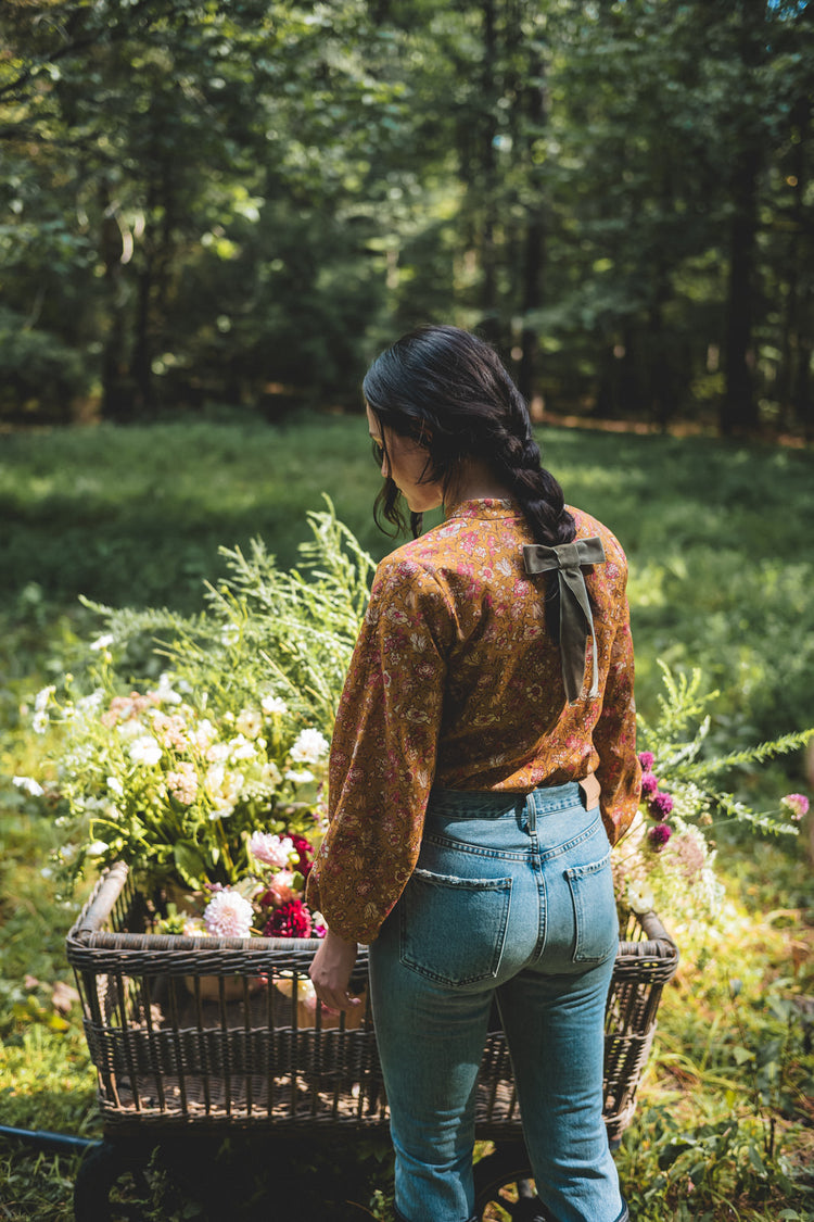Bryce Top in Marigold Daphne