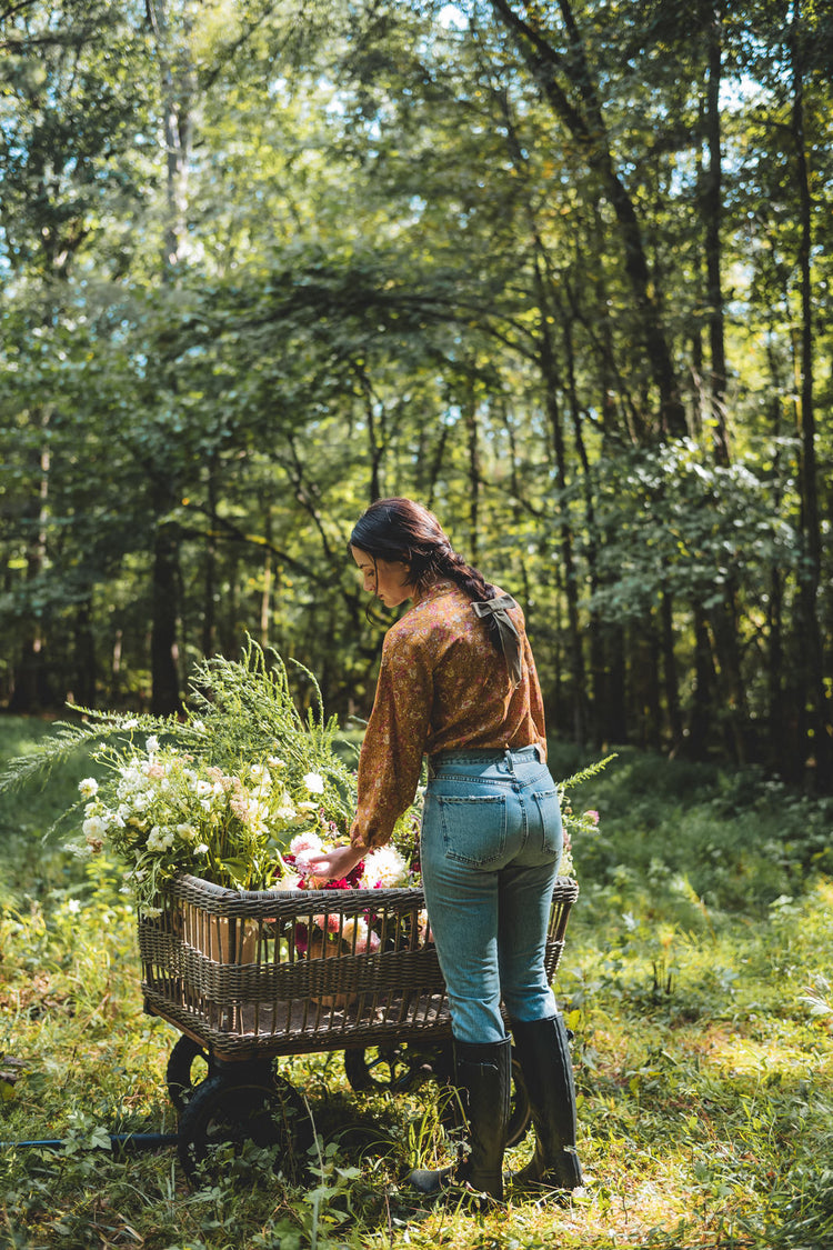 Bryce Top in Marigold Daphne