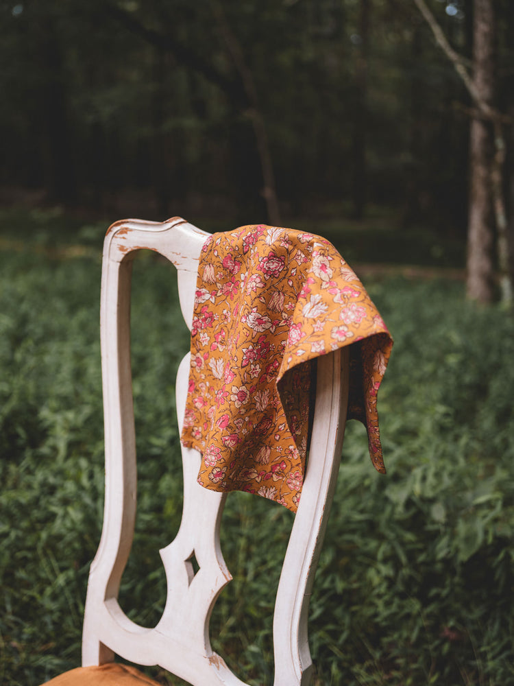 Set-of-Four Marigold Daphne Napkins