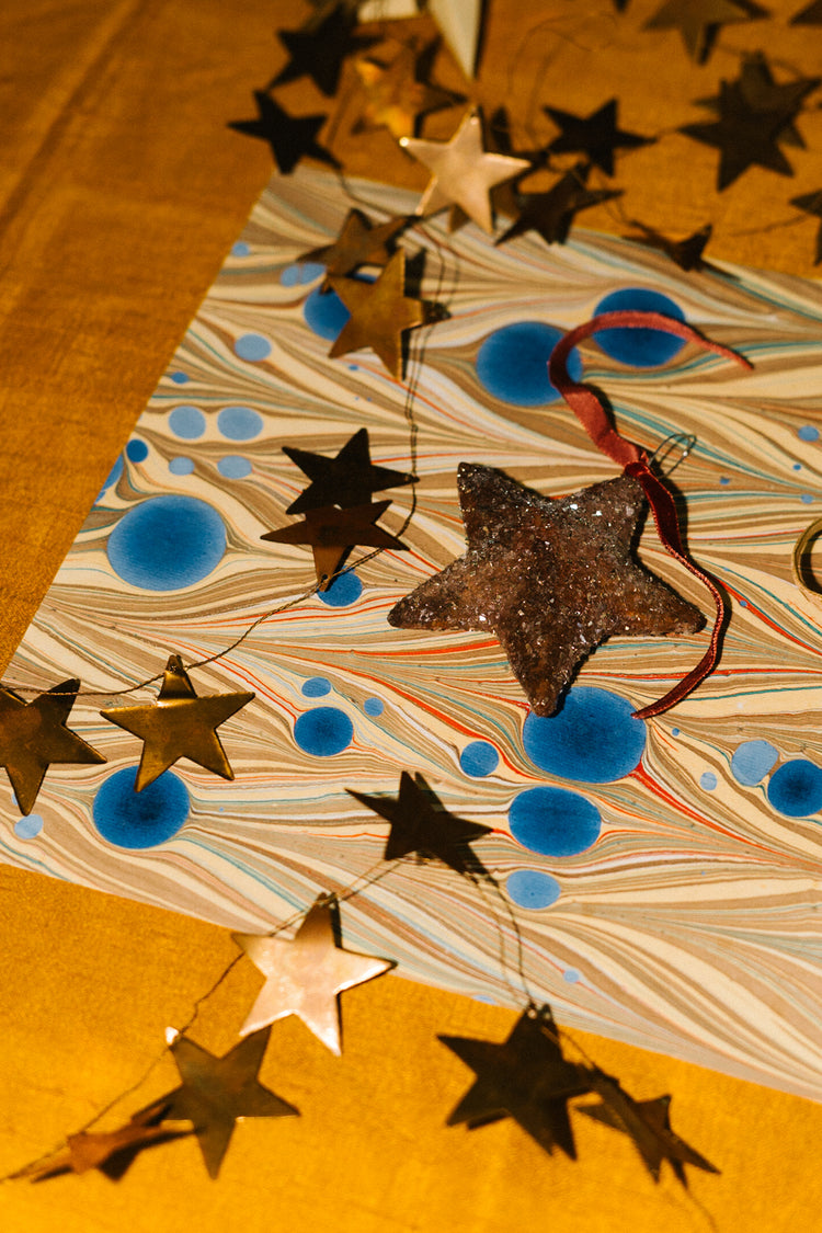 Star Celestial Ornament in Chocolate
