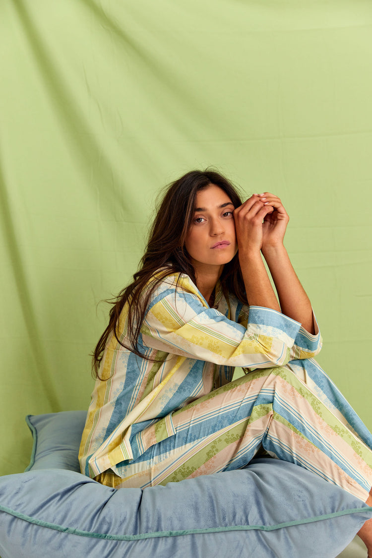 Pajamas in Primrose Stripe