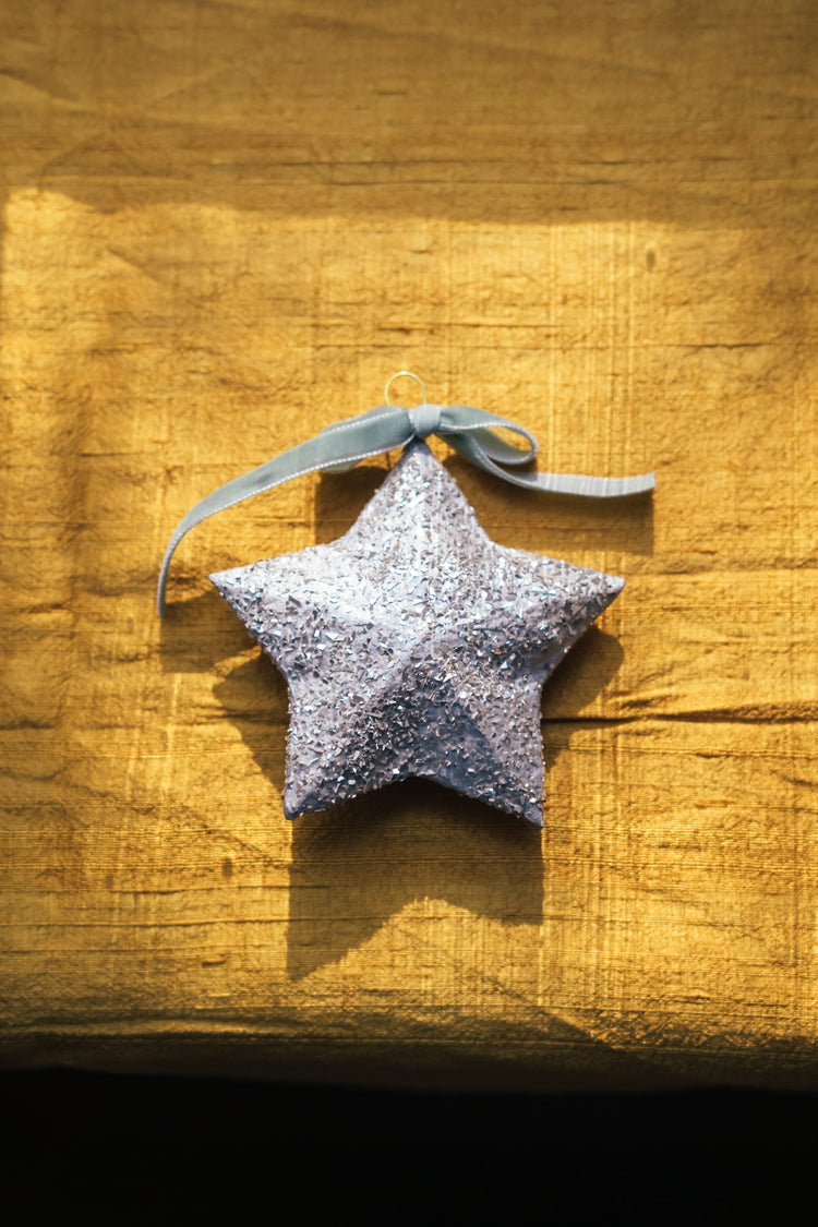 Star Celestial Ornament in Silver