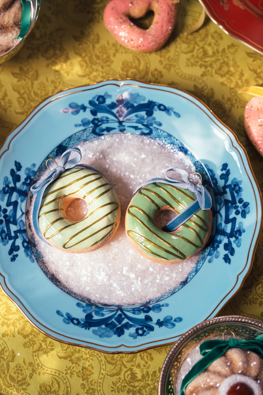 Pistachio Donut Bonbon Ornament