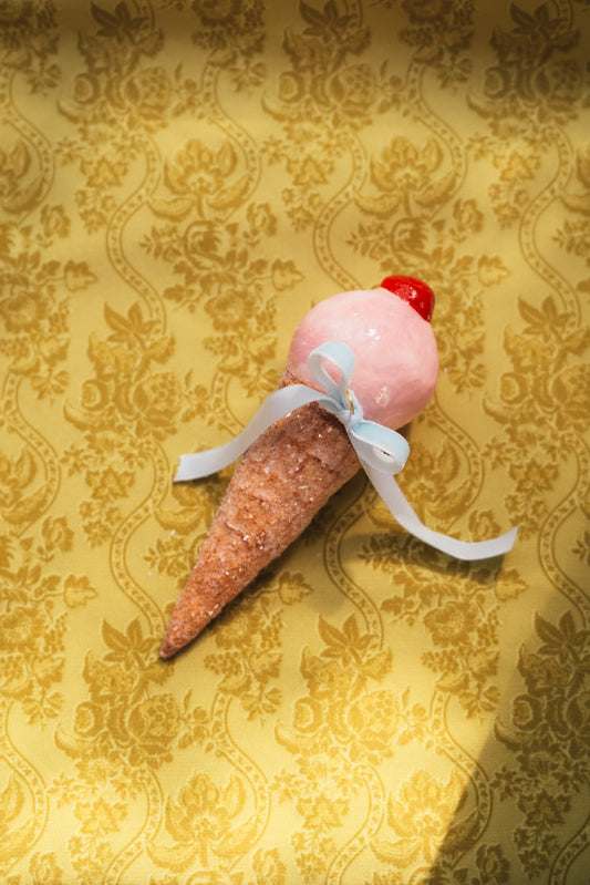 Strawberry Ice Cream Bonbon Ornament