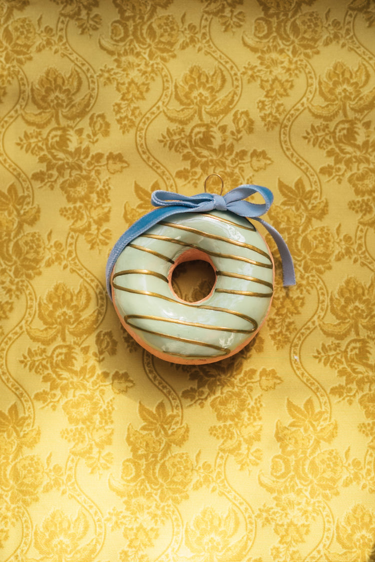 Pistachio Donut Bonbon Ornament