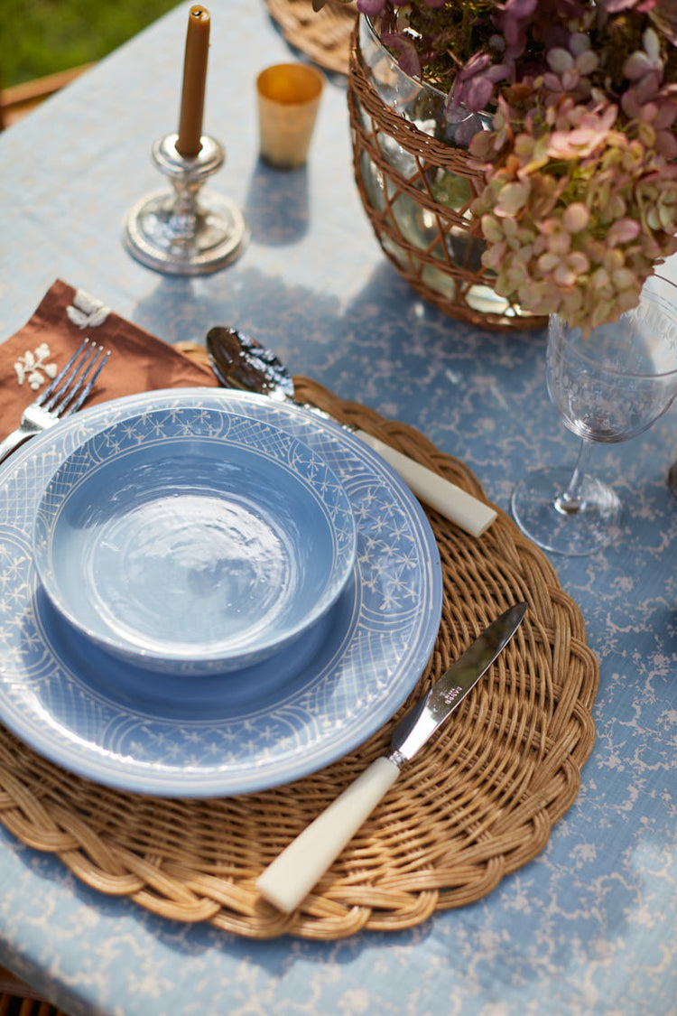 Blue Liesel Tablecloth